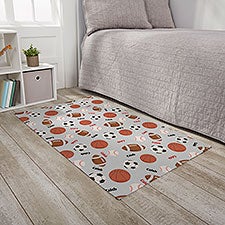 All About Sports Personalized Kids Area Rugs - 30358