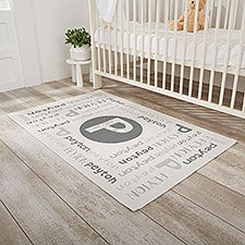 Youthful Name Personalized Nursery Area Rugs - 30366