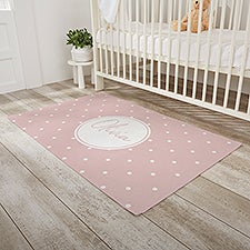 Simple & Sweet Personalized Baby Girl Nursery Area Rugs - 30383