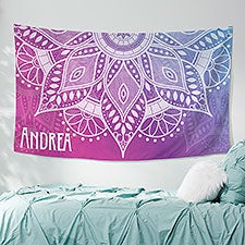 Mandala Personalized Wall Tapestry - 30391