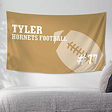 Football Personalized Wall Tapestry - 30408