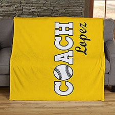 Coach Personalized Blankets - 30477