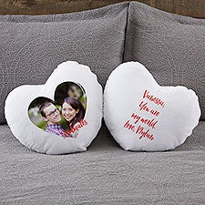  Photo Love Personalized Heart Throw Pillow - 30507