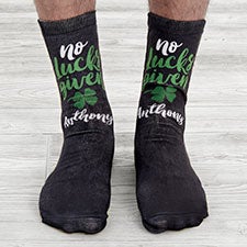 My Lucky Socks Personalized St. Patricks Day Adult Socks - 30508
