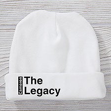 The Legend Continues Personalized Baby Hat - 30522