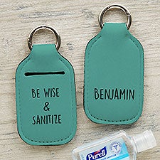 Write Your Own Personalized Hand Sanitizer Holder Keychain - 30572