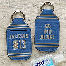 Sports Jersey Personalized Hand Sanitizer Holder Keychain - 30573