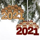 2021 Personalized Wood Ornaments - 30592