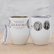 So Glad Youre My Grandma Personalized Stainless Insulated Wine Cup - 30622