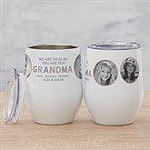 So Glad You're My Grandma Personalized Stainless Insulated Wine Cup - 30622