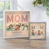 Glad You're Our Mom Personalized LED Light Photo Shadow Box - 30658