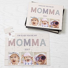 Glad You're Our Mom Personalized Photo Puzzles - 30660