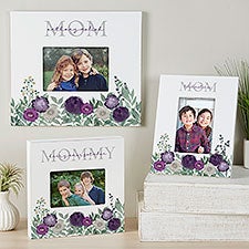 Floral Love Personalized Mom Picture Frames - 30685