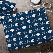 Icon Step  Repeat Personalized Graduation Wrapping Paper - 30745