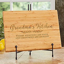 Recipe for a Special Grandma Personalized Bamboo Cutting Boards - 30749