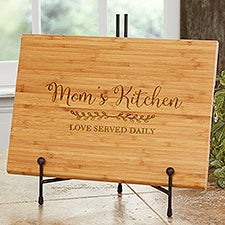 Mom's Kitchen • Love Served Daily Maple Cutting Board