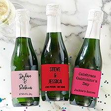 Expressions Valentines Day Personalized Mini Champagne Labels - 30755