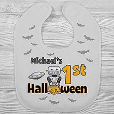 My First Halloween Personalized Baby Bibs - 30767