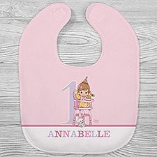 Precious Moments Personalized 1st Birthday Baby Bibs - 30769