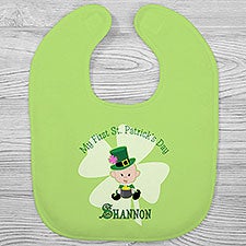 My 1st St Patricks Day Personalized Baby Bibs - 30776