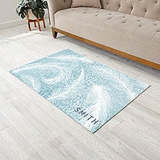 Feather Home Pattern Personalized Area Rugs - 30783