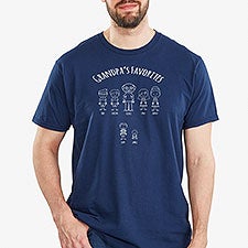 Grandpas Stick Figure Family Personalized Shirts - 30861