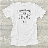 Stick Figure Family Personalized Grandma Shirts - 30865
