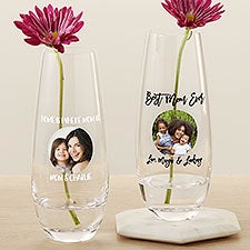 Photo Message for Mom Personalized Printed Bud Vase - 30891