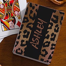 Leopard Print Personalized Playing Cards - 30900