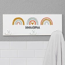Boho Rainbow Personalized Towel Hook - 30954