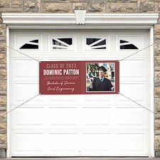 All About The Grad Personalized Photo Banner - 31064