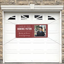 All About The Grad Personalized Photo Banner - 31064
