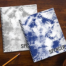 Bold Tie Dye Personalized Large Notebooks - 31076