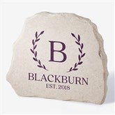 Laurel Initial Personalized Standing Garden Stone - 31120