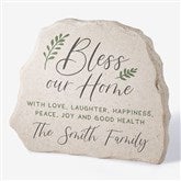 Bless Our Home Personalized Standing Garden Stone - 31126