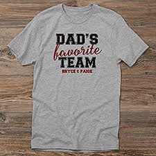 Dads Favorite Team Personalized Mens Shirts - 31157