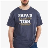 Grandpas Favorite Team Personalized Mens Shirts - 31158