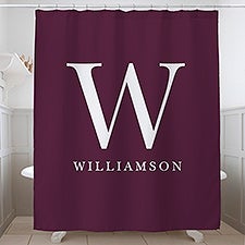Moody Chic Personalized Shower Curtain - 31162