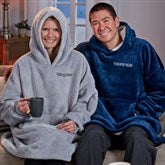 Classic Comfort Personalized Oversized Huggie Hoodie Blankets - 31187