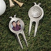 Personalized Photo Divot Tool, Ball Marker & Clip - 31199