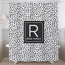 Modern Spots Personalized Shower Curtain - 31228