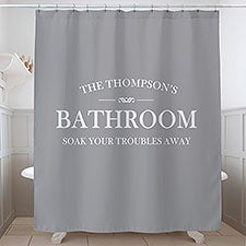 Family Market Personalized Shower Curtain - 31238