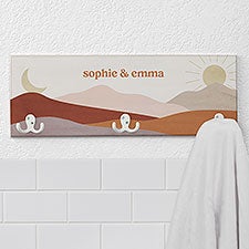 Boho Landscape Personalized Towel Hook - 31256