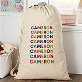 Vibrant Name Personalized Kids Laundry Bag - 31265