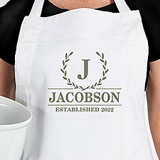 Laurel Wreath Personalized Aprons & Potholders - 31272