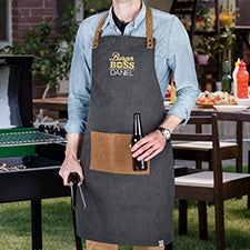 Burger Boss Personalized Foster & Rye Grilling Apron - 31284