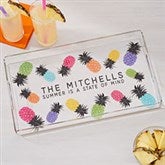 Pineapple Party Personalized Acrylic Serving Tray - 31286