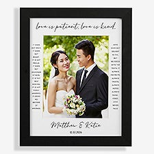 Love Is Patient Personalized Matted Frames - 31316