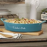 Personalized Classic Ceramic Oval Baking Dish - 31333