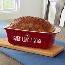 Made With Love Personalized Ceramic Loaf Pan - 31337